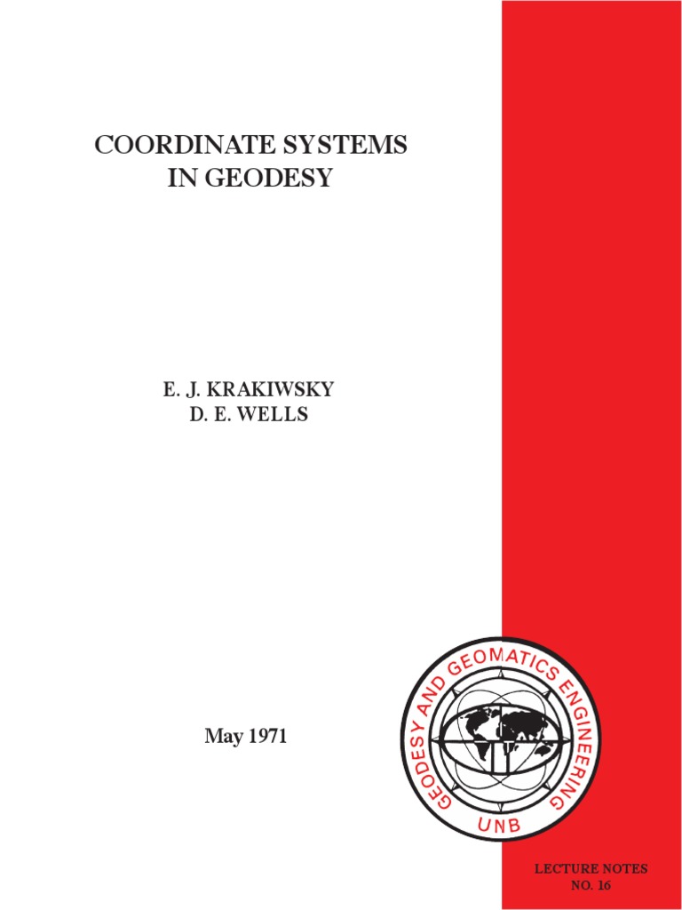 Geodesy Coordinate Systems Guide | PDF | Latitude | Geodesy