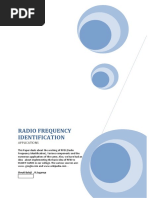 Radio Frequency Identification