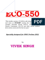 Eco 550 Mcq 2021 Vivek Singh