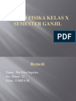 Materi Fisika Kelas X Semester Ganjil