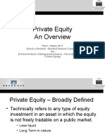 Private Equity An Overview