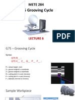 G75 Grooving Cycle