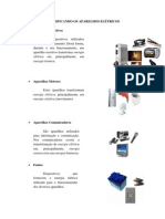 Texto - CLASSIFICANDO OS APARELHOS ELÉTRICOS