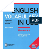 English Vocabulary in Use Elementary Book With Answers and Enhanced Ebook: Vocabulary Reference and Practice - Michael McCarthy