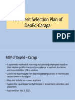 The Merit Selection Plan of DepEd-Caraga