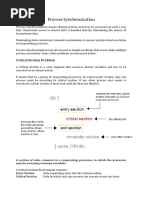 Process Synchronization: Critical Section Problem