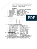 Susunan Pengurus Somba Debata Siahaan Dohot Boruna