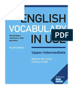 English Vocabulary in Use Upper-Intermediate Book With Answers: Vocabulary Reference and Practice - Michael McCarthy