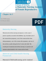 Introduction To Maternity Nursing Anatomy & Physiology of Female Reproductive System