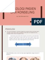 PSIKOLOGI PASIEN Dan KONSELING