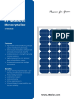 Et Module: Monocrystalline