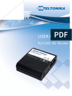 User Manual: RUT240 4G Router