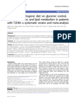 Effect of The Ketogenic Diet On Glycemic Control, Insulin...