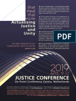 Justice Conference Flyer