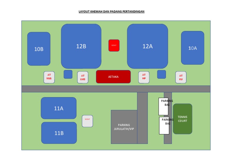 Layout Khemah Dan Padang Pertandingan | PDF