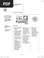 1º Simulado Sas Fuvest 2019 - 1 Fase