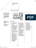 1º Simulado Sas Fuvest 2019 - 1 Fase