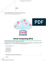 Cloud Computing MCQ Quiz & Online Test 2021 - Online..