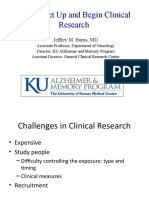 Burns Starting Clinical Research