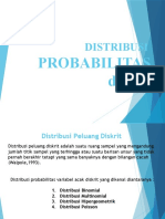 Probabilitas Diskrit: Distribusi
