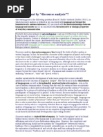 Download What is Meant by Discourse Analysis by Yuslita Syafia SN54179423 doc pdf