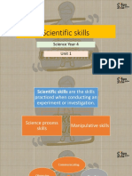Science Year 4, Unit 1, Scientific Skills