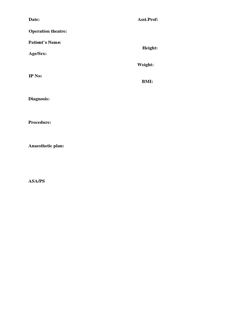 Preoperative Assessment and Management Guide | PDF | Blood Transfusion ...