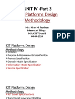 UNIT IV - Part 3: IOT Platforms Design Methodology