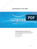 Specification: CM 1200: Shenzhen Comen Medical Instrument Co.,Ltd
