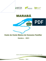 Boletim Custo CBCF Marabá Outubro 2021 - 15 11 2021