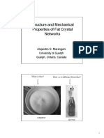 Structure and Mechanical Properties of Fat Crystal Networks