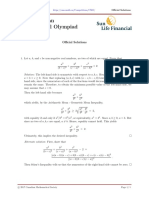 2017 Canadian Mathematical Olympiad Official Solutions