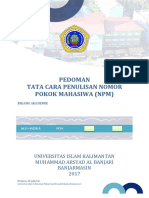 13 Pedoman Tata Cara Penulisan NPM