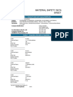 Material Safety Data Sheet for 1,1,1-Trichloroethane