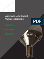 Automatic Light Hazard Water Mist Nozzles: Innovation. Performance. Reliability