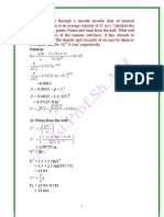 Calculating Fluid Velocity and Laminar Sub-Layer Thickness in a Circular Duct