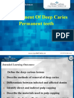 Management of Deep Carious Lesion