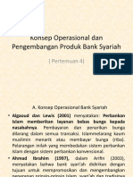 KONSEP OPERASIONAL BANK SYARIAH