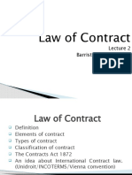 Law of Contract: Barrister Tanvir Sarwar