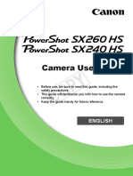 Powershot Sx260 Hs User Guide