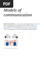 Models of Communication - Wikipedia