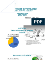 Objetivos de salud y justicia en el Plan Nacional de Desarrollo 2018-2022