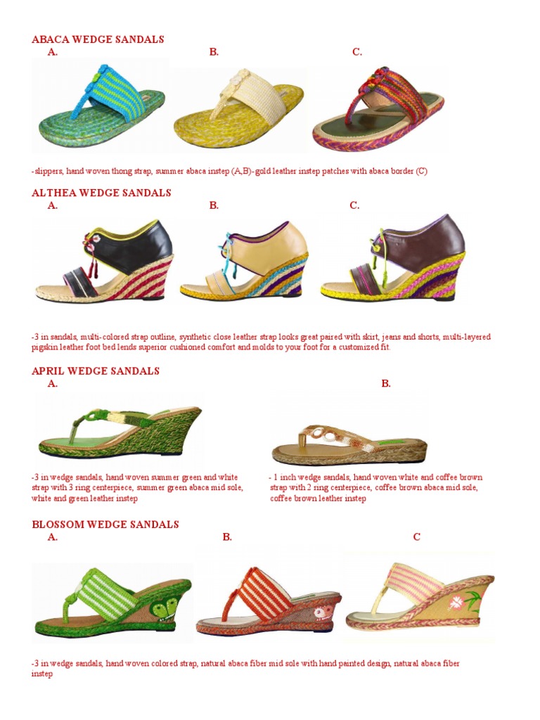 abaca wedge sandals