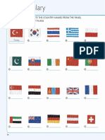 Countries Write The Country Names From The Panel Under The Correct Flags