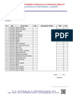 Daftar Hadir Kelas