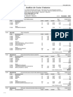 Analisis de Costos Unitarios AMPLIACION DE PONTÓN #01 Y 02