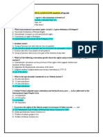 Human Rights MCQ Answers