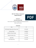 MKT 460.1 Midterm Assignment On: "Jamuna Electronics"