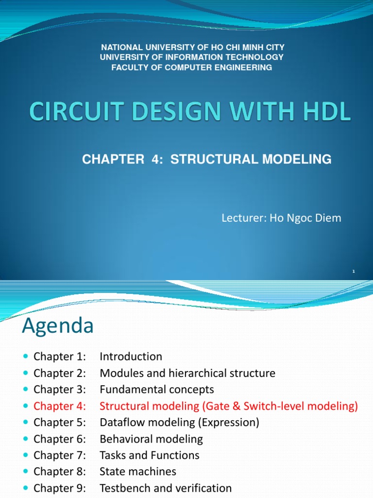 Structural Modeling in Verilog HDL | PDF | Logic Gate | Cmos