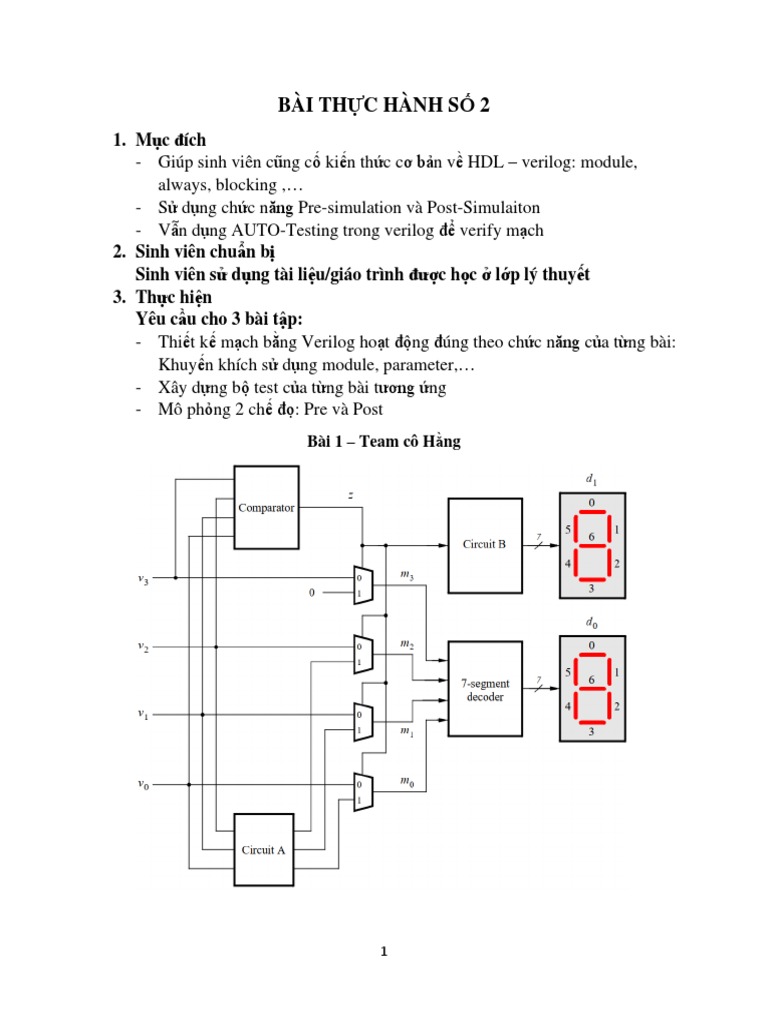 HDL Lab2 New | PDF